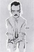 Portrait of eduard kosmack Egon Schiele